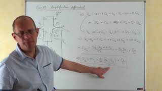 Exo10  Amplificateur différentiel à transistors bipolaires 1 [upl. by Suiramed]
